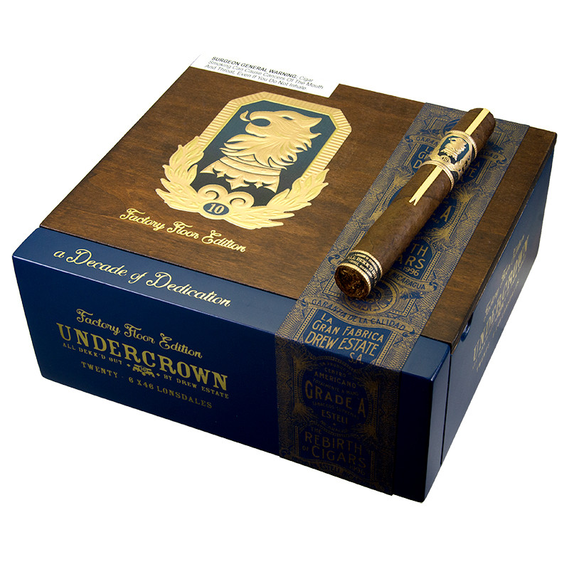 Liga Undercrown UC10 Maduro Cigars Factory Floor Lonsdale LE