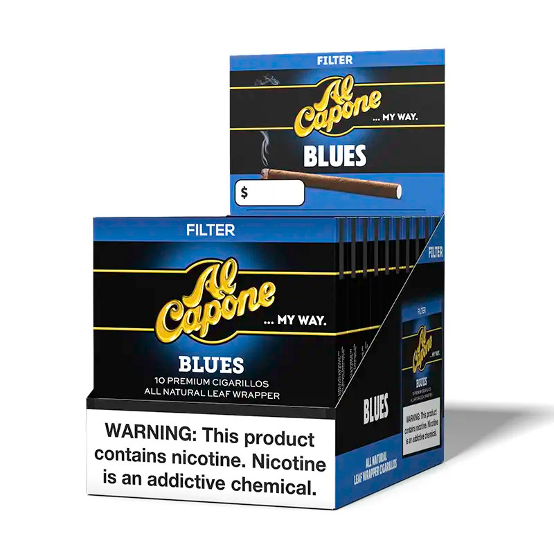 Al Capone Blue Filter Cigarillos