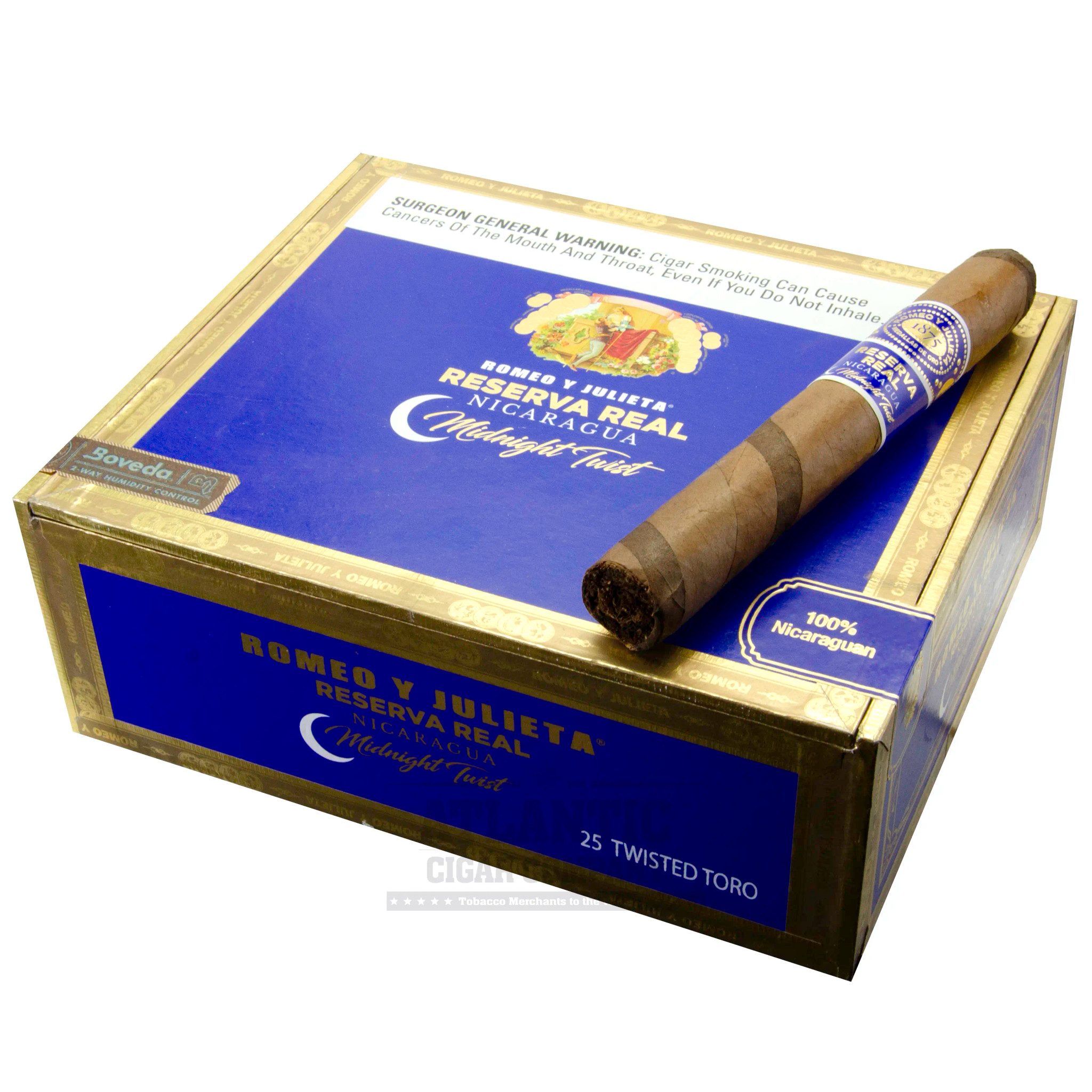 Romeo Y Julieta Reserva Real Nicaragua Midnight Twist Twisted Toro