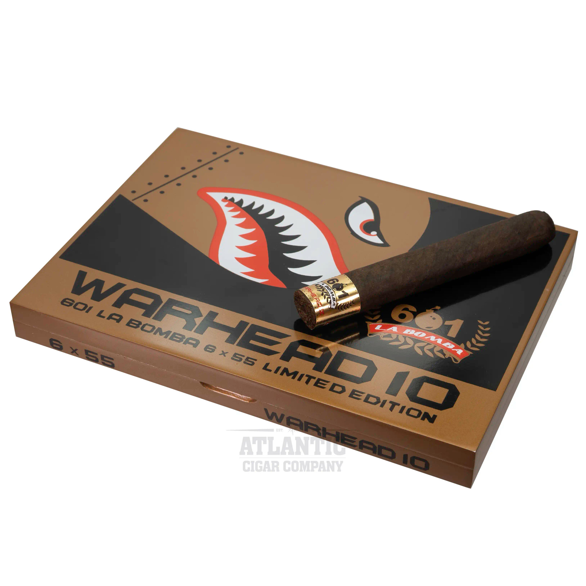601 La Bomba Warhead Cigars X Oval Toro (6x55) | Atlantic Cigar Co.