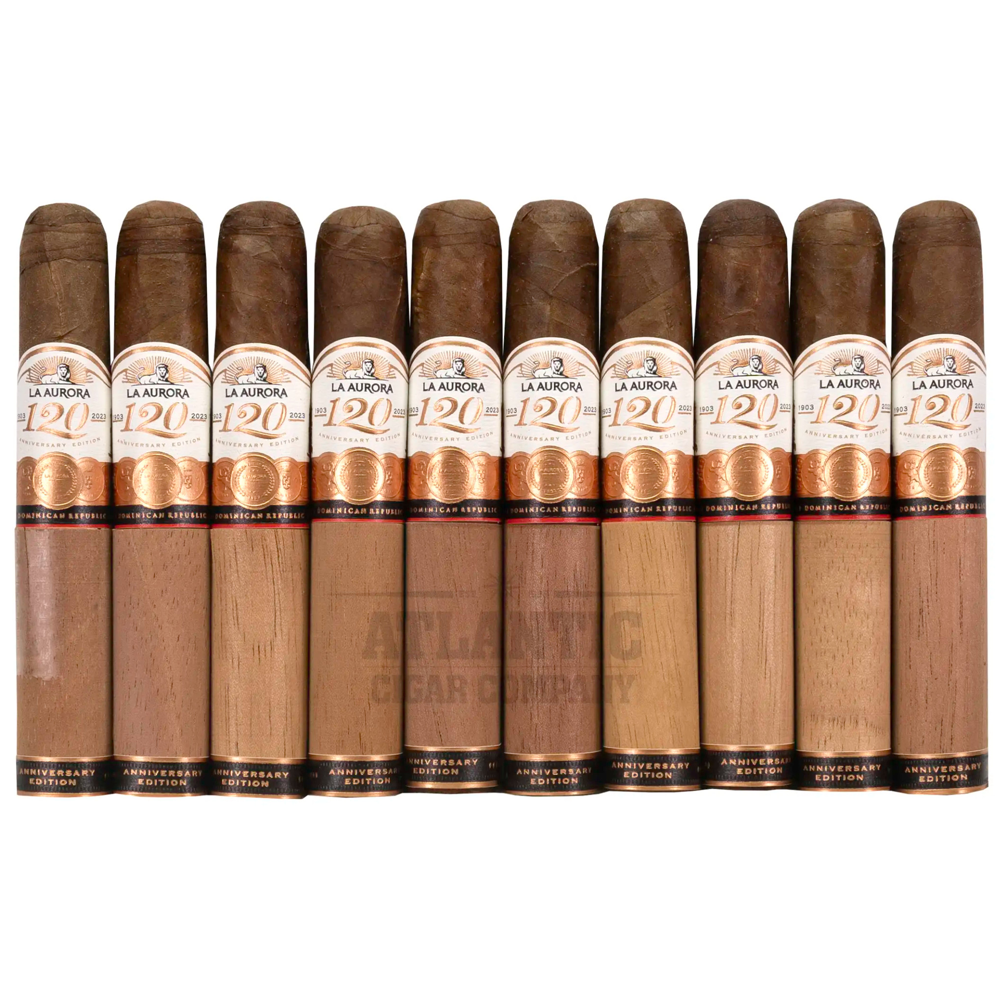 La Aurora 120th Anniversary Robusto 10-Pack | Atlantic Cigar Company