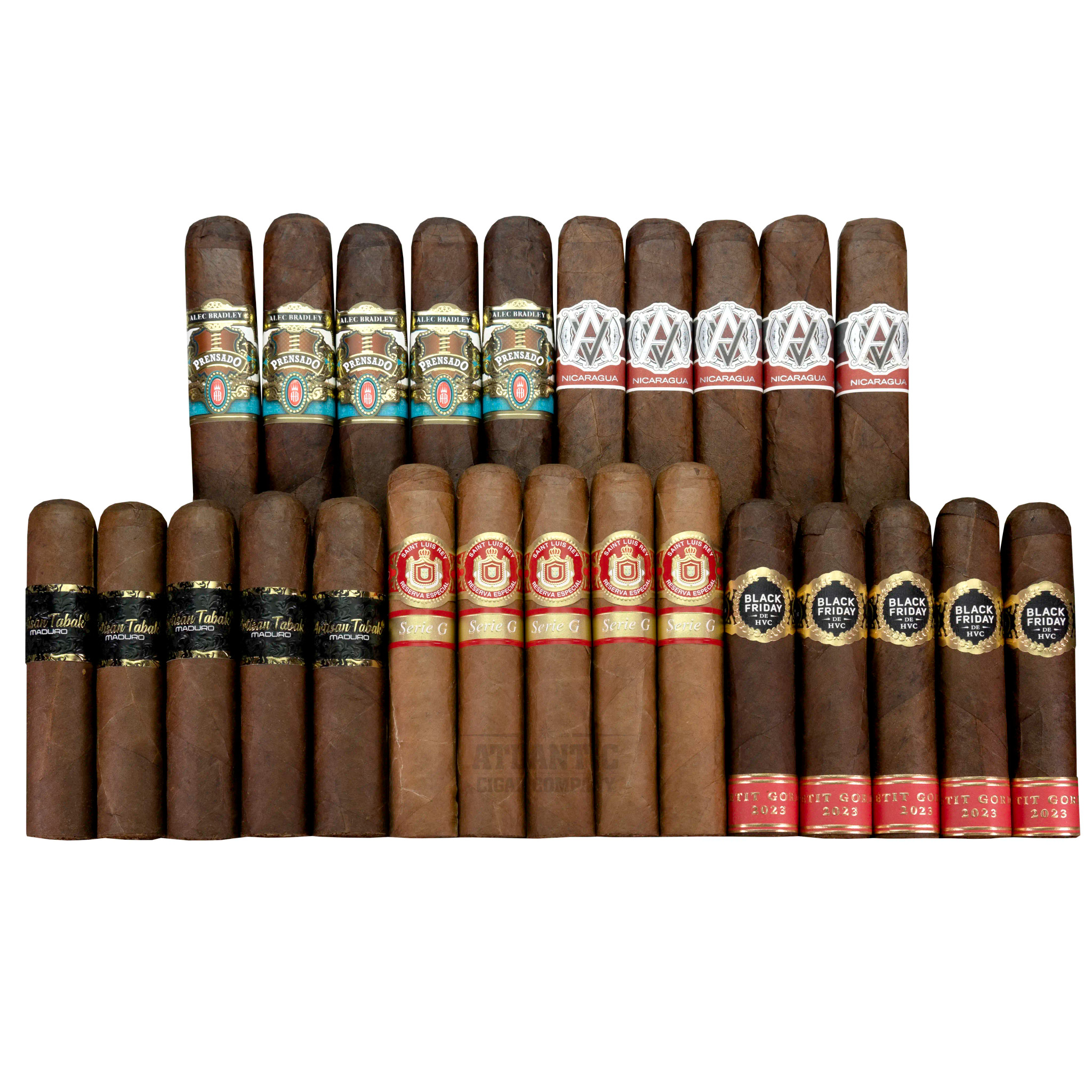 Big Ring Beauties 25-Cigar Sampler | Atlantic Cigar Company