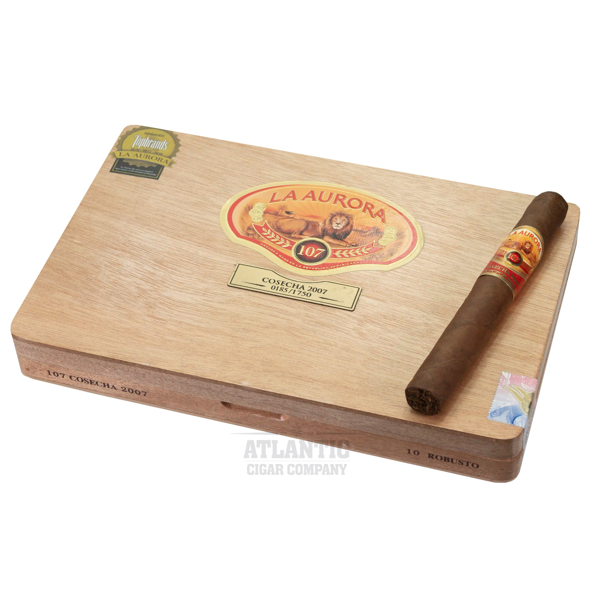 La Aurora 107 Cosecha 2007 Corona Gorda | Atlantic Cigar Company
