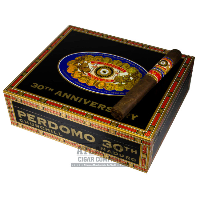 Perdomo 30th Anniversary Maduro Box-Pressed Churchill