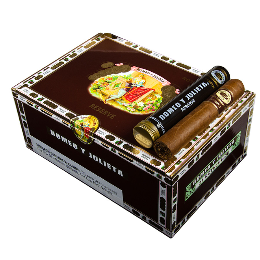 Cendrier Romeo y Julieta blanc et rouge pour 1 cigare