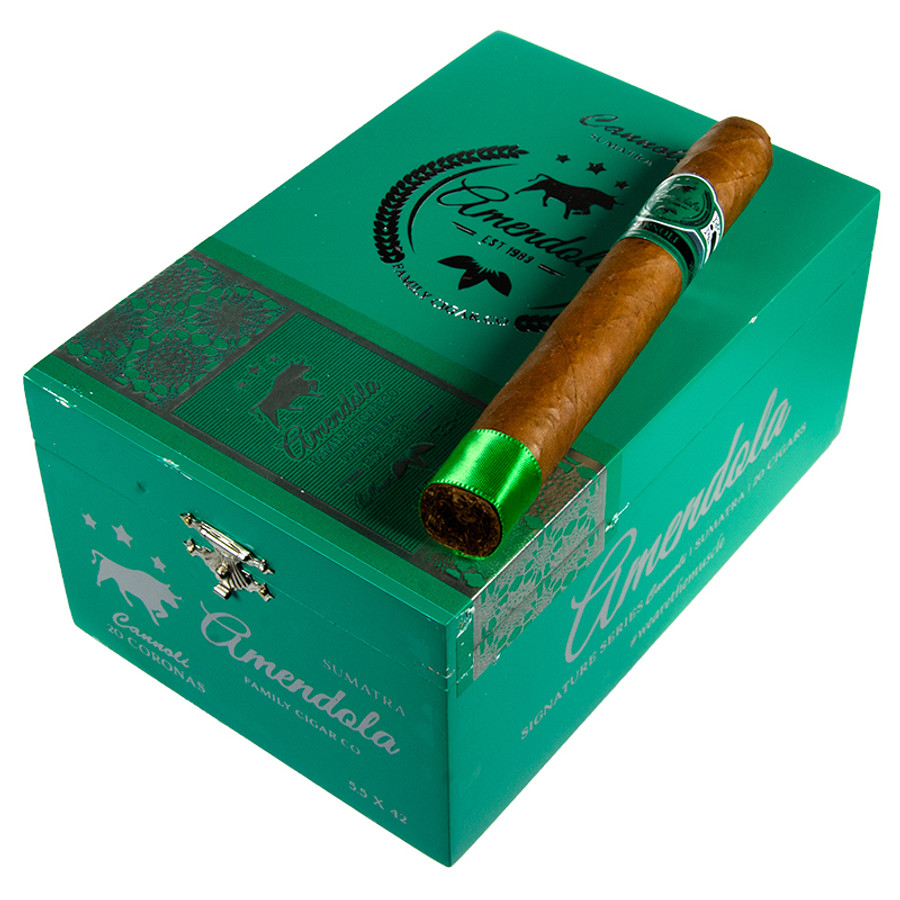 Amendola Signature Series Cannoli Green Sumatra (5-1/2x42) Cigars