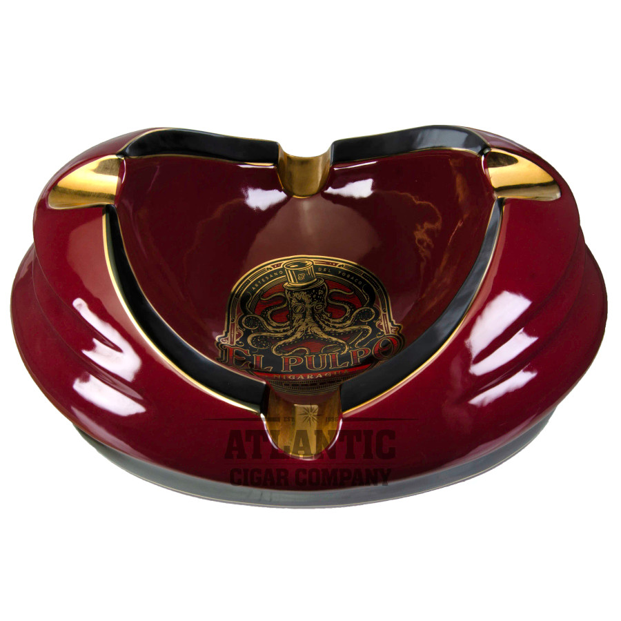 El Pulpo by Artesano Del Tobacco Ceramic Logo Ashtray