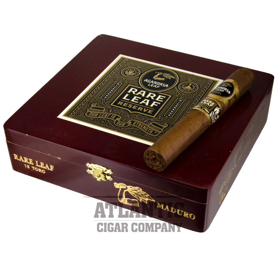 Aganorsa Leaf Rare Leaf Reserve Maduro Toro Box