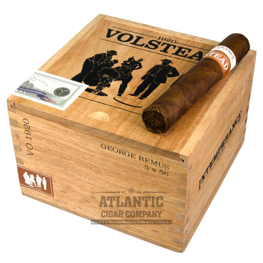 RoMa Craft Intemperance Volstead VO 1920 George Remus Robusto Extra Box