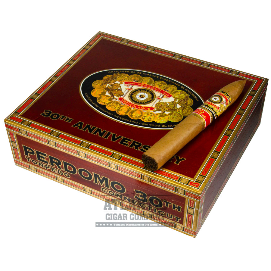 Perdomo 30th Anniversary Connecticut Box-Pressed Torpedo