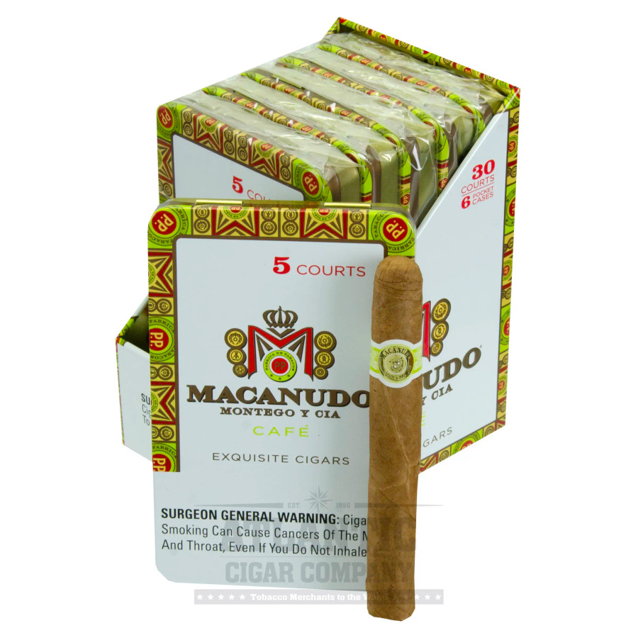 Macanudo Cafe Court Cafe Tins Case