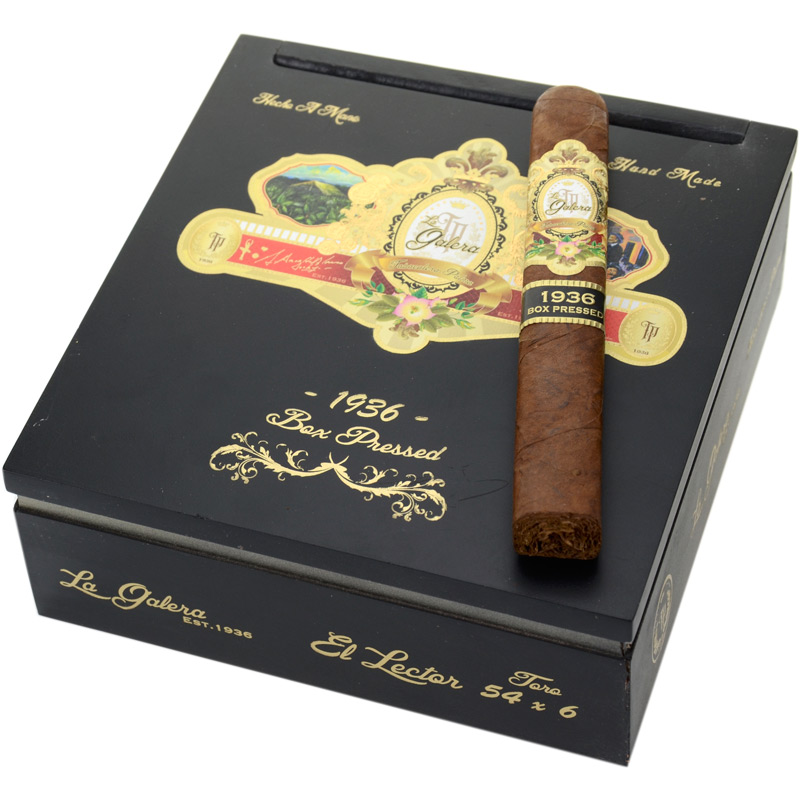 La Galera シガーボックス 20本用 La Galera 1936 Box Pressed Toro El Lector | Atlantic Cigar Company
