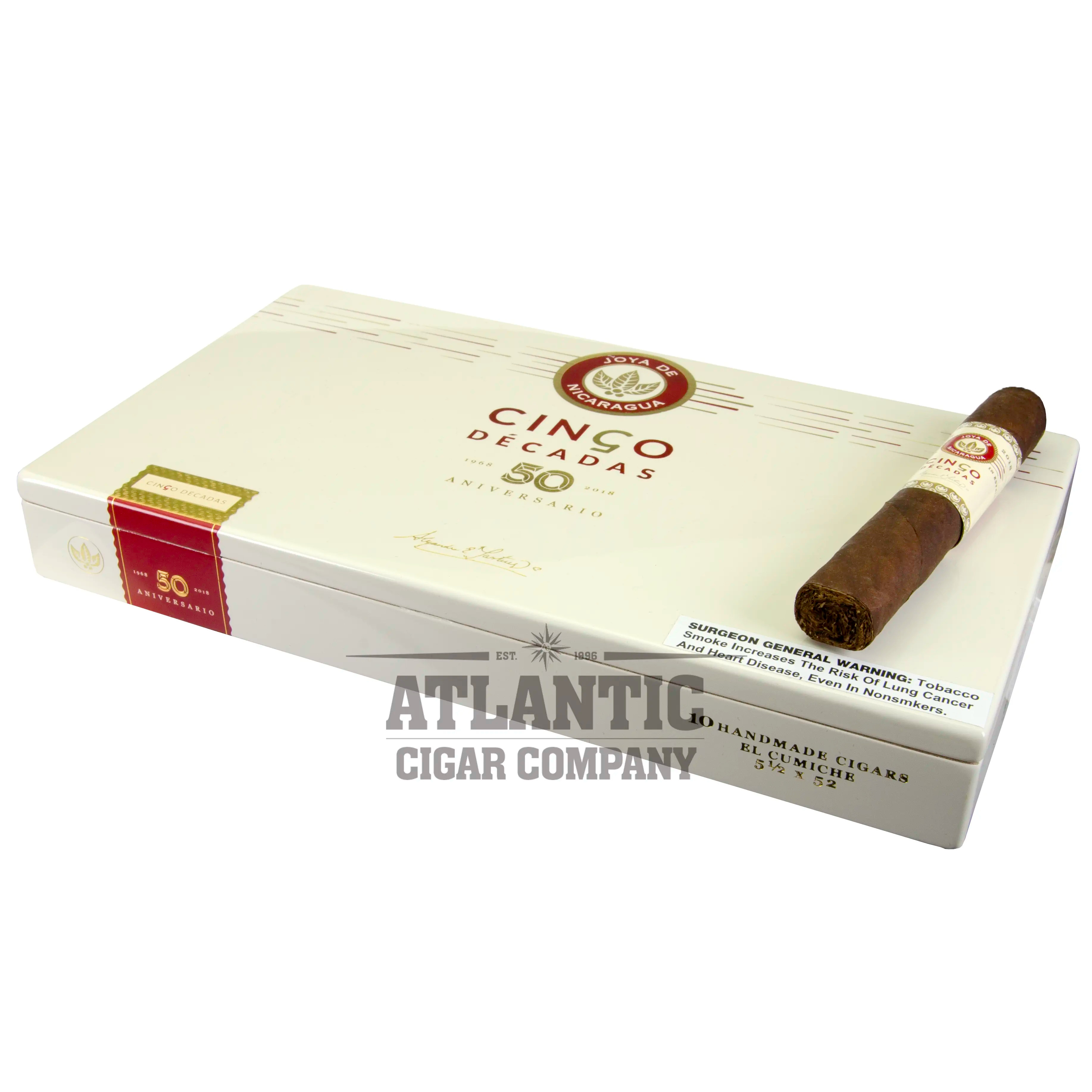 Joya De Nicaragua Cinco Decadas Cigars El Cumiche (5-1/2x52)