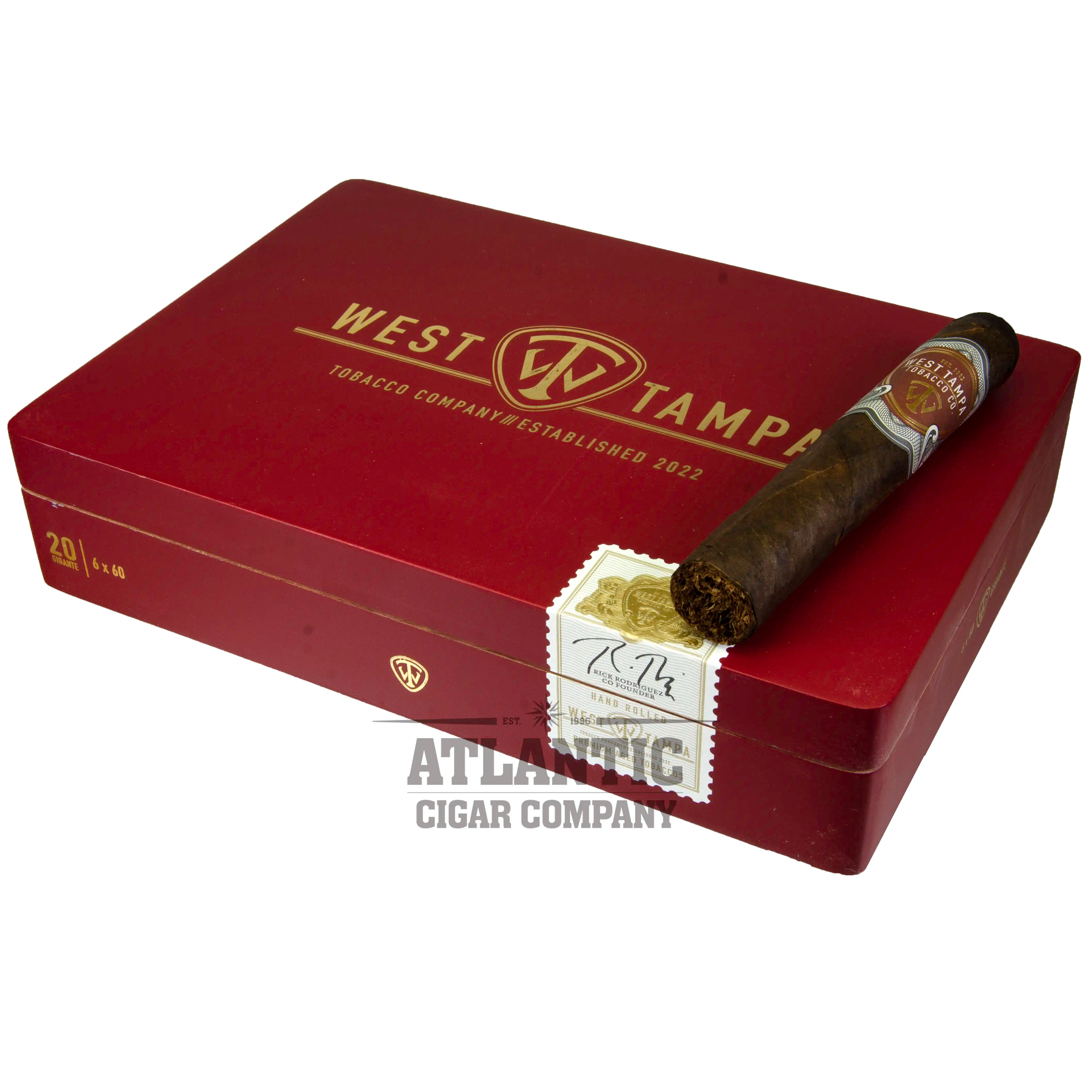 West Tampa Tobacco Co. Red Cigars Gigante (6x60) | Atlantic Cigar Co.