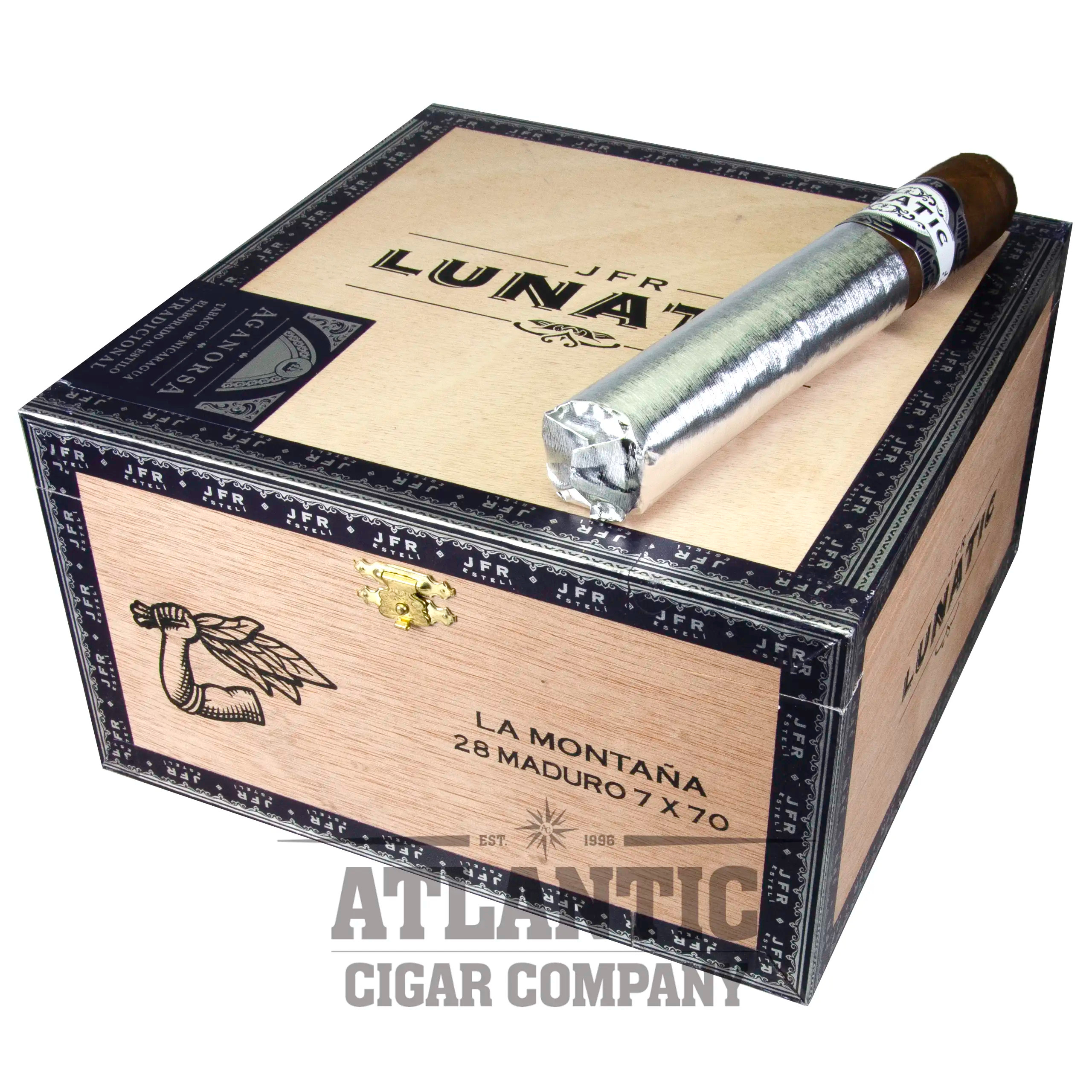 JFR Lunatic Maduro La Montana (7x70) Cigars | Atlantic Cigar Co.