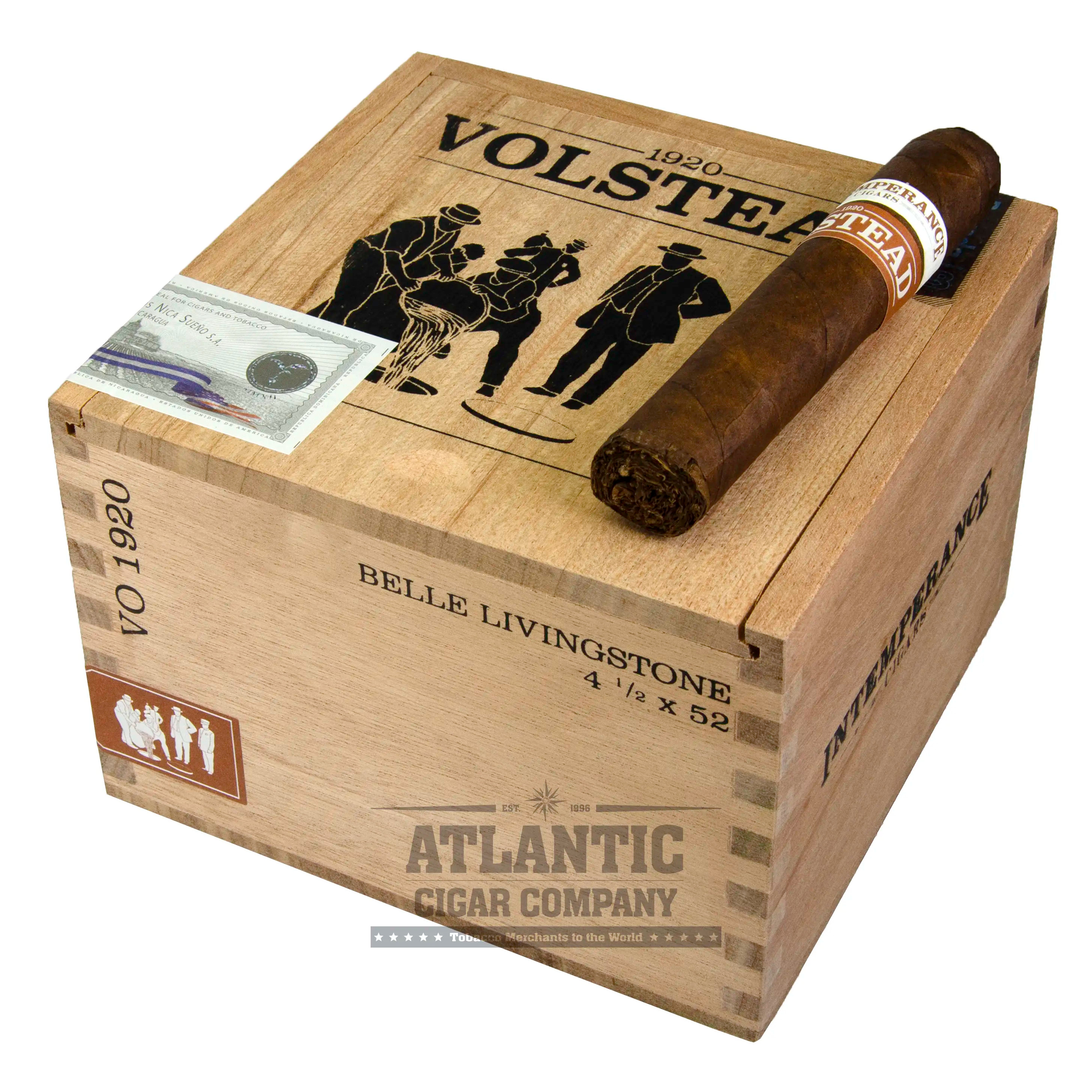 VO Livingstone Belle RoMa Volstead Company Craft Atlantic | 1920 Intemperance Robusto Short Cigar