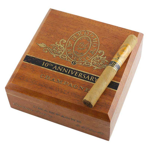 Perdomo 10th Anniversary Champagne Corona Extra cigar product image from Atlantic Cigar Company