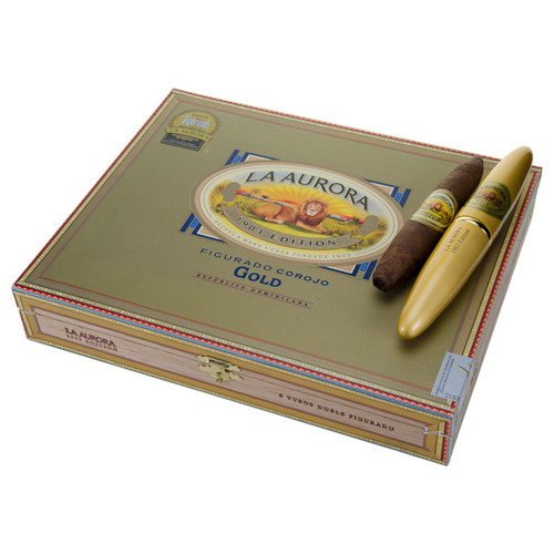 La Aurora Preferidos Gold Corojo No. 2 Tubes cigar product image from Atlantic Cigar Company