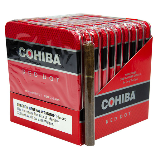 Cohiba Red Dot Miniature Cigarillos Tins 10/10