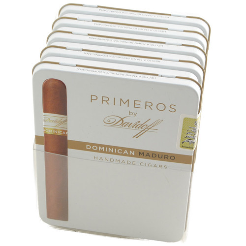 新品未開封 タバコ ノベルティ トランプ 6個セット オハイオ製 ビンテージ Davidoff Primeros Dominican Maduro Tins | Atlantic Cigar Company