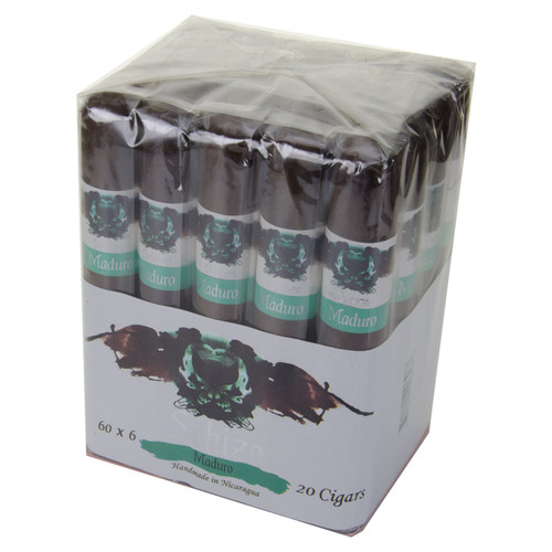 Asylum Schizo 60x6 Maduro cigar product image from Atlantic Cigar Company
