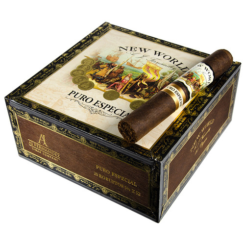 New World Puro Especial by AJ Fernandez Robusto cigar product image from Atlantic Cigar Company