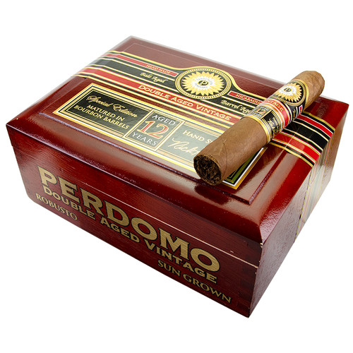 Perdomo Double Aged 12 Year Vintage Robusto Sungrown cigar product image from Atlantic Cigar Company