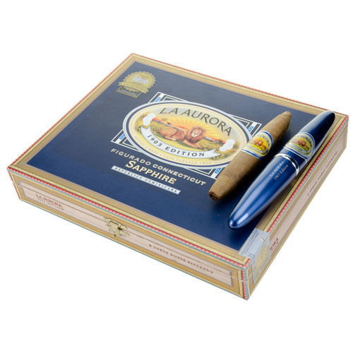 La Aurora Preferidos Sapphire Connecticut No. 2 Tubes cigar product image from Atlantic Cigar Company