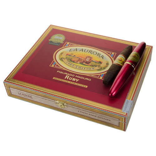 La Aurora Preferidos Ruby Brazilian Maduro No. 2 Tubes cigar product image from Atlantic Cigar Company