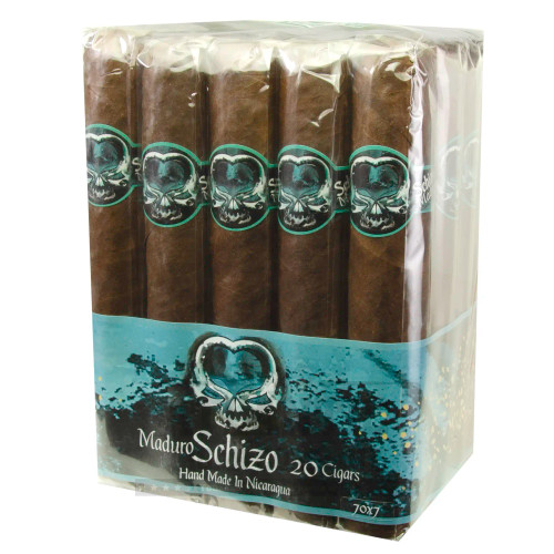 Asylum Schizo 70x7 Maduro cigar product image from Atlantic Cigar Company
