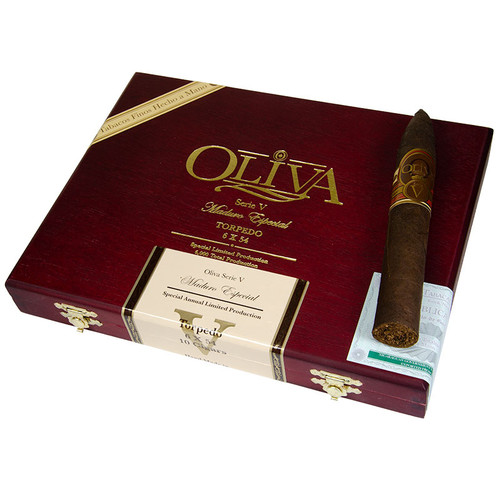 Oliva Serie V Maduro Torpedo cigar product image from Atlantic Cigar Company