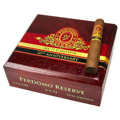 Perdomo 10th Anniversary Sungrown Epicure (BP) cigar product image from Atlantic Cigar Company