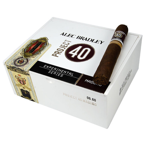 Alec Bradley Project 40 Maduro Gordo cigar product image from Atlantic Cigar Company