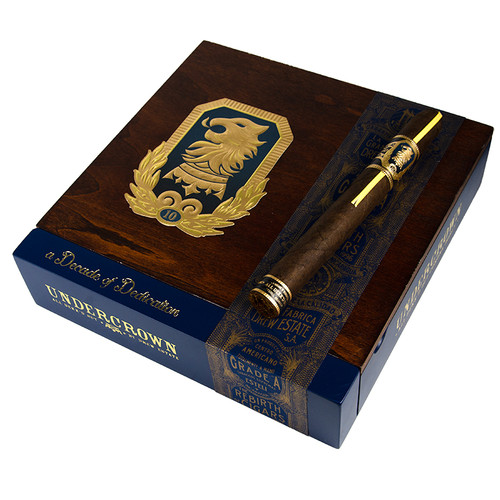 Liga Undercrown UC10 Maduro Corona Doble cigar product image from Atlantic Cigar Company