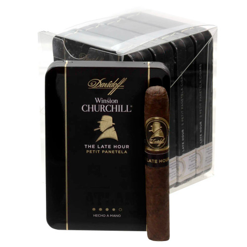 Davidoff Winston Churchill The Late Hour Petit Panetela 4x38 cigar product image from Atlantic Cigar Company