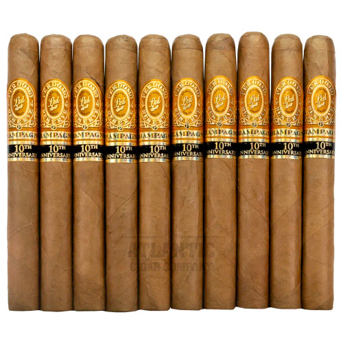 Perdomo 10th Anniversary Champagne Churchill cigar product image from Atlantic Cigar Company