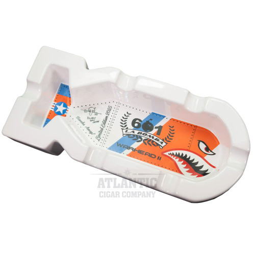 601 La Bomba Warhead 11 LE Ashtray White | Atlantic Cigar Co.