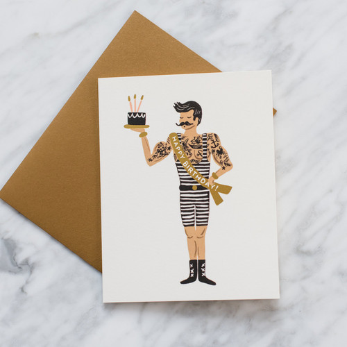 Strongman Birthday Card Strongman Birthday Card