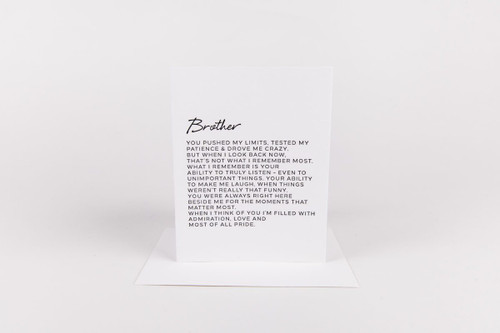 Dear Brother Card Dear Brother Card