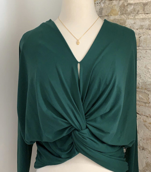 Long Sleeve Twist Front Top | Sycamore Long Sleeve Twist Front Top | Sycamore