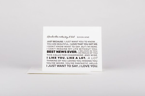 For You Because Card For You Because Card