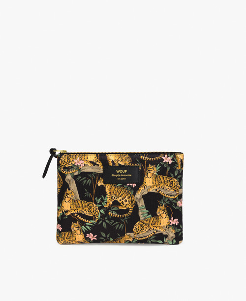 Large Pouch | Black Lazy Jungle Large Pouch | Black Lazy Jungle