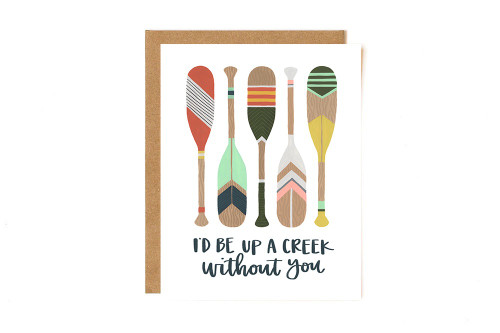 Up A Creek Paddles Card Up A Creek Paddles Card