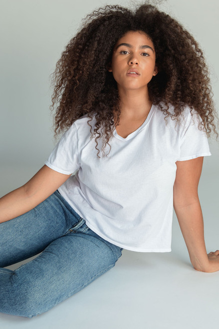 Harley Tee | White Harley Tee | White