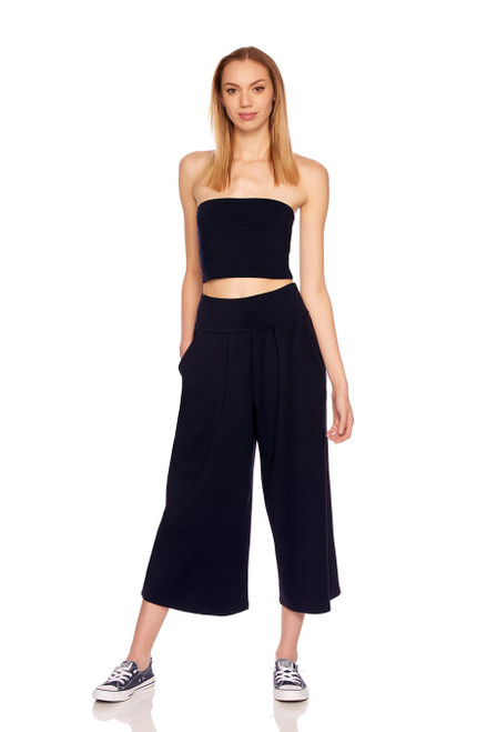 Gathered Pocket Pant | Black Gathered Pocket Pant | Black