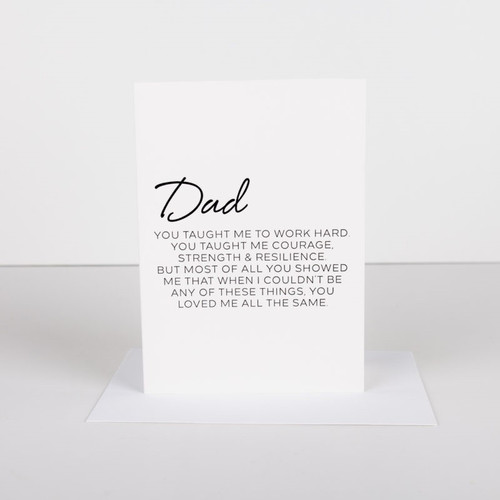 Letter to Dad Card Letter to Dad Card