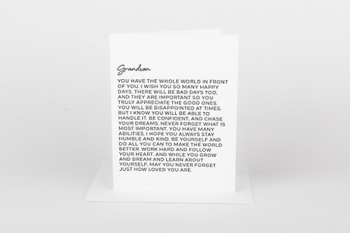 Dear Grandson Dear Grandson