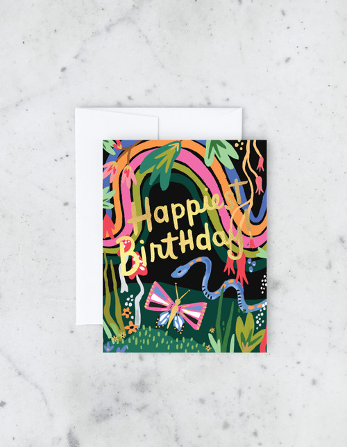 Rainbow Garden Greeting Card Rainbow Garden Greeting Card