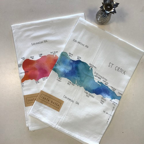 Gourmet Towel | St. Croix Map Gourmet Towel | St. Croix Map