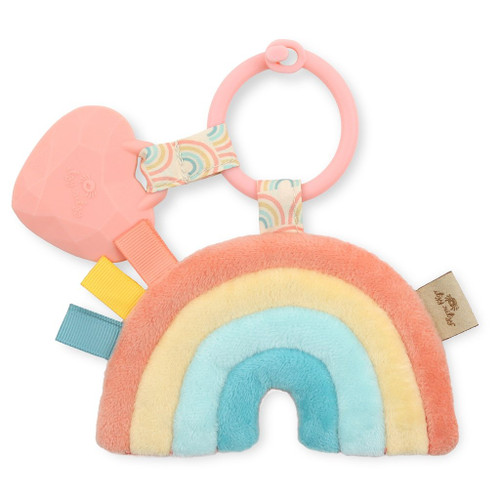 Rainbow Itzy Pal Plush & Teether Toy Rainbow Itzy Pal Plush & Teether Toy